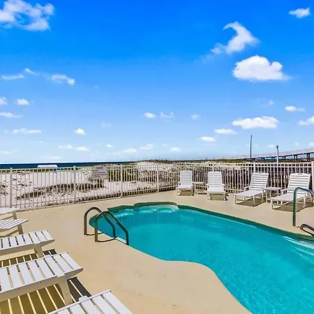 Dolphin View Duplex Side B - Beachfront Heated Pool -Gulf Shores Alabama - Near The Hangout